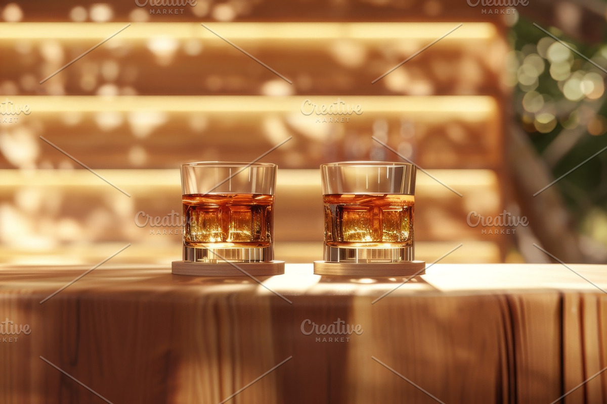 87 whiskey glasses, a Food & Drink Photo by Handmadefont (Photo 79 of 87)