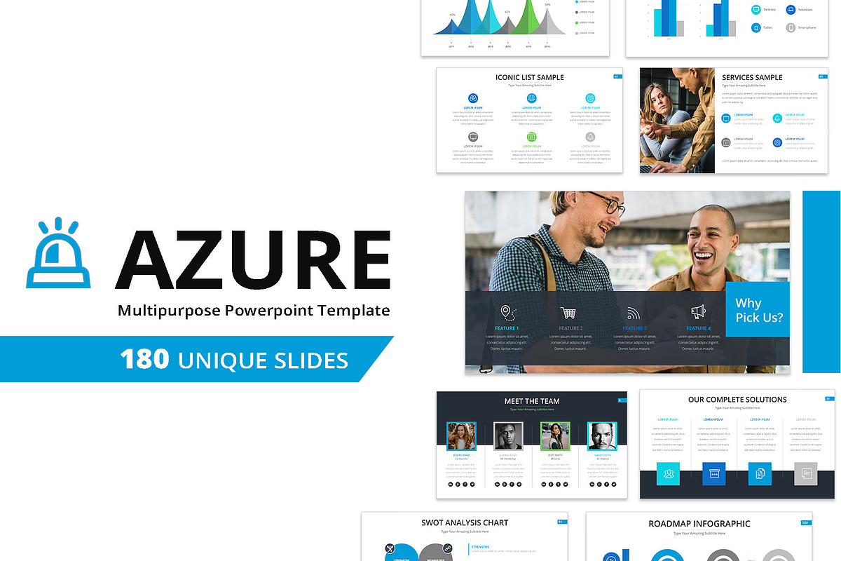 Multipurpose Powerpoint Template, a Presentation Template by pallabip (Photo 1 of 23)