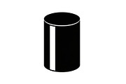 Black Cylinder 3D Geometric Shape, a Graphic by Designer_Momina (Thumbnail 7 of 10)