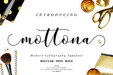 Mottona Script Font