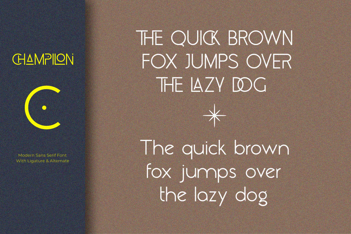 Champilon, a Sans Serif Font by Zafiratype (Photo 14 of 16)
