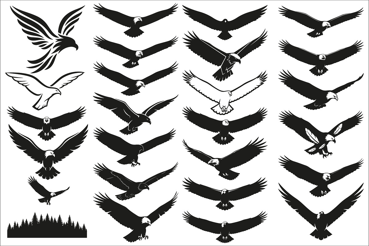 Powerful eagle flying wall art, an Illustration by Amazin_art (Photo 1 of 26)