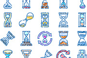 Hourglass time measurement icons, an Object Graphic by pikepicture (Thumbnail 3 of 3)