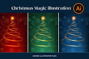 Set of Christmas Magic Illustration, a Decorative Illustration by Believe Creatives (Thumbnail 1 of 3)