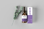 7 in 1 Amber Glass Cosmetic Bundle, a Cups & Container Mockup by pmvch (Thumbnail 41 of 106)