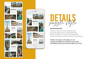 Travel Instagram Puzzle, a Social Media Template by illycreative (Thumbnail 5 of 8)