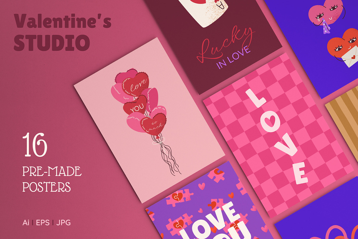 SUGAR AMORE Valentine’s Studio, an Object Graphic by IuliiaSavko (Photo 4 of 14)