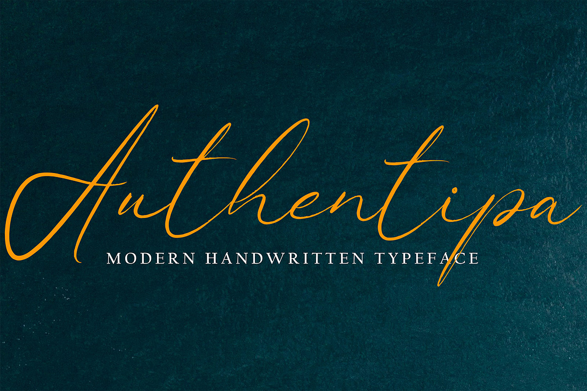 Authentipa, a Handwritten Font by pineungtype (Photo 1 of 7)