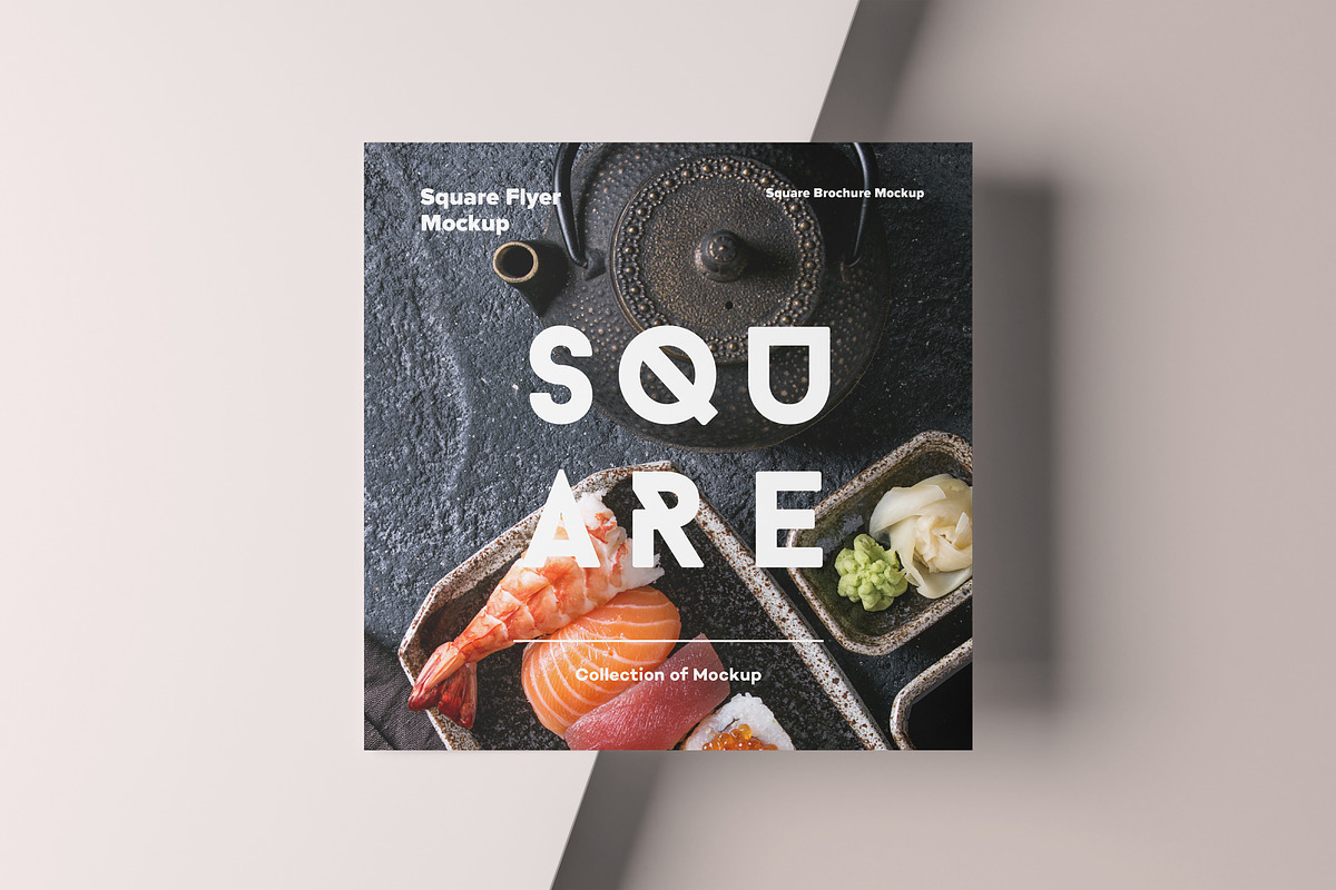 Square Flyer Mock-up, an Advertising Mockup by Yogurt86 (Photo 4 of 11)