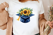 Floral Graduation Caps & Gowns, an Illustration by Canvas Craft (Thumbnail 7 of 8)