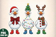 Funny Christmas Goose Png Christmas, an Illustration by Daily.Designs (Thumbnail 1 of 5)