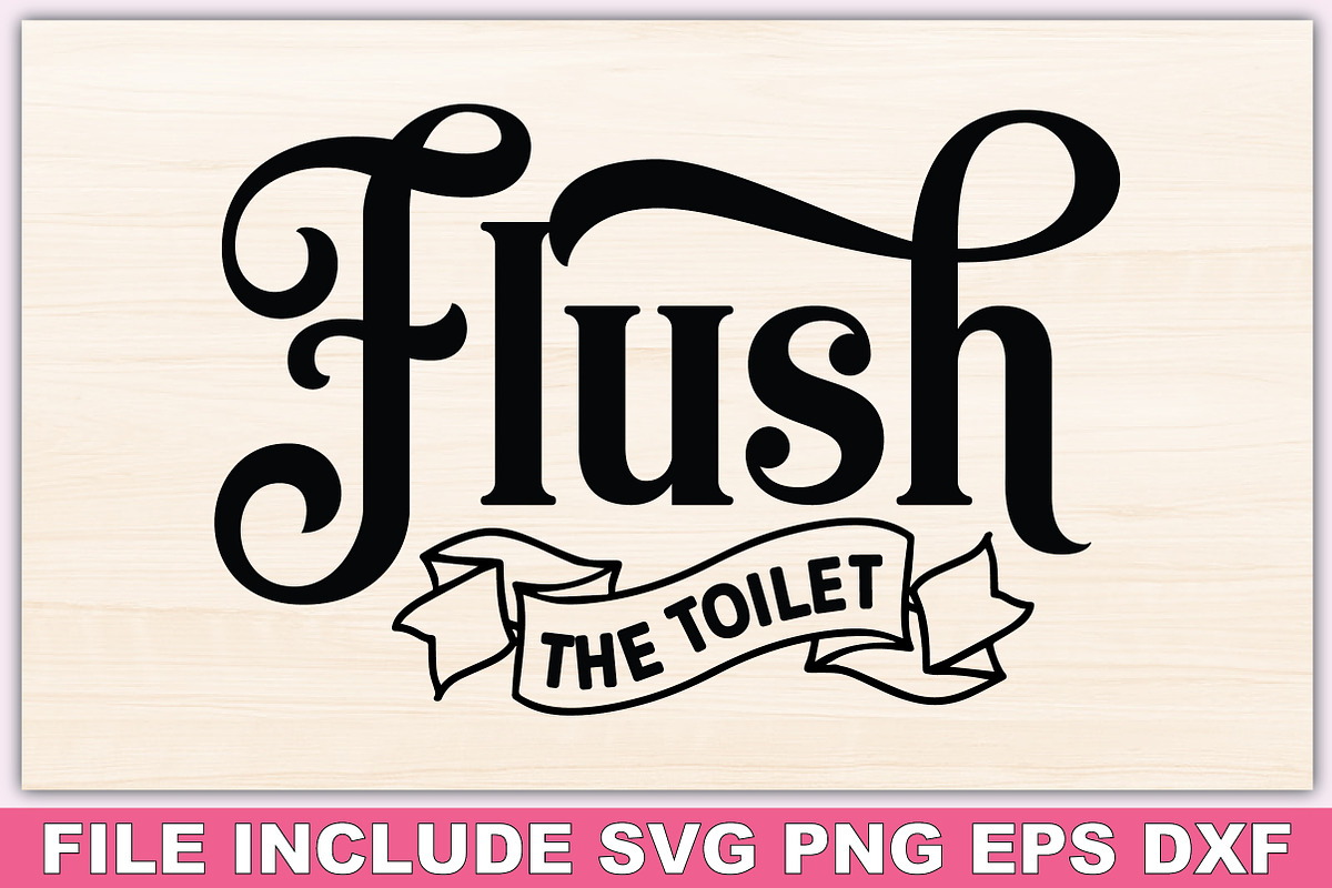 Bathroom Quotes SVG Bundle, an Illustration by crafthome (Photo 3 of 20)