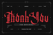 Ghober Display Blackletter, a Blackletter Font by infernostudio3 (Thumbnail 13 of 13)