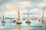 Seascape Oil Painting 'Sailboat', a Background Graphic by by creative paper (Thumbnail 16 of 16)
