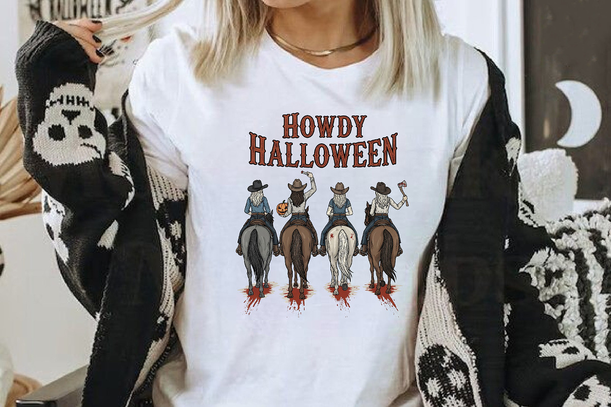 Howdy Halloween Sublimation PNG, an Illustration by Rose Art (Photo 3 of 5)