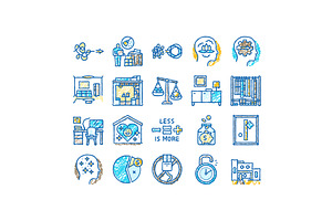minimalist mind man person icons, an Object Illustration by pikepicture