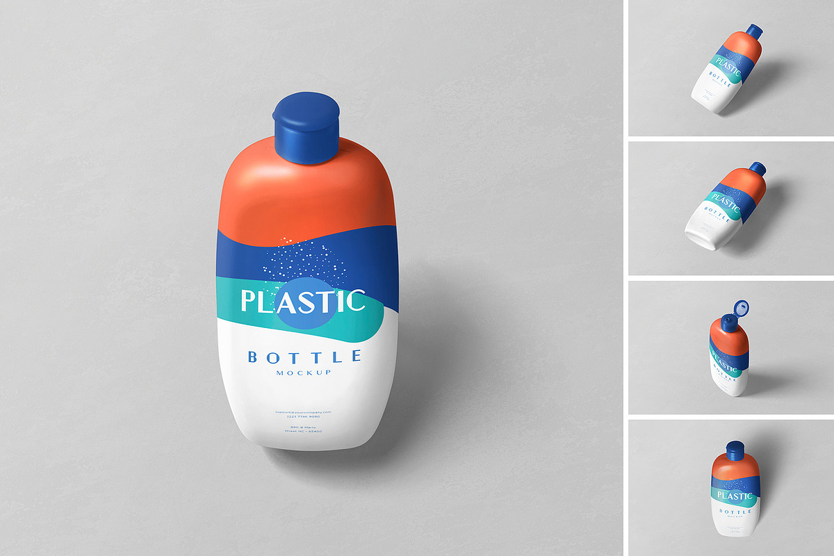 Lotion Bottle Mockup, a Product Mockup by PixelVoyager (Photo 1 of 7)