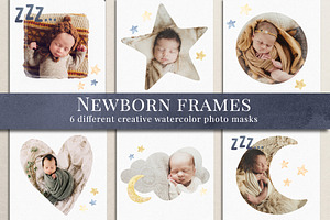 Newborn Frames photo masks
