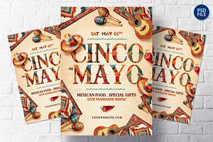 Cinco De Mayo Flyer Template