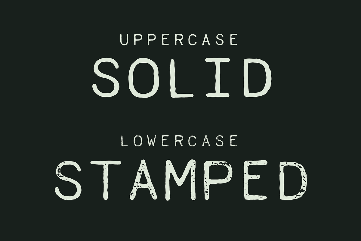 Loma - A Vintage-Style Stamp Font preview 3