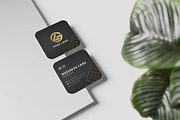 Square Business Card Mockup, a Product Mockup by MrLetters (Thumbnail 3 of 5)