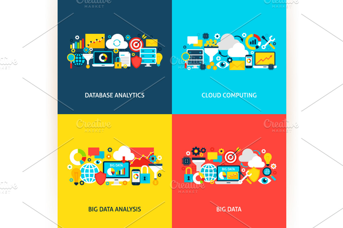 Big Data Concepts, an Object Illustration by Anna_leni (Photo 2 of 4)