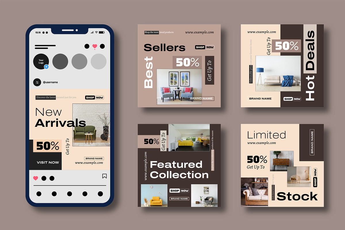 Modern Fashion Sale Social Media preview 2