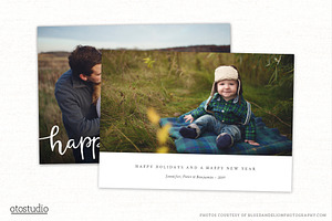 Christmas Card Template CC289