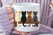 Latch Hook Yarn Crochet Cats Design, an Illustration by CraftArtStudio (Thumbnail 2 of 4)