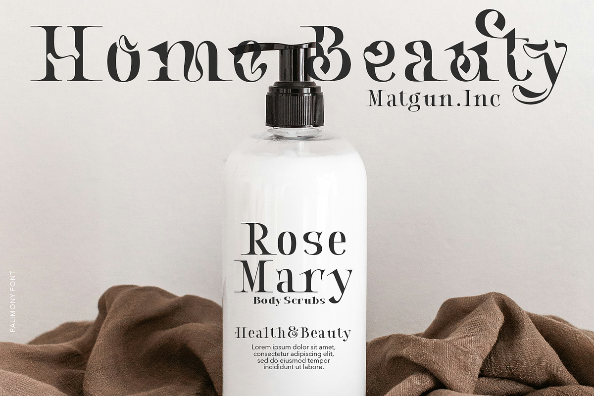 Palimony Luxury Serif, a Font by TypeClassHeroes (Photo 11 of 15)