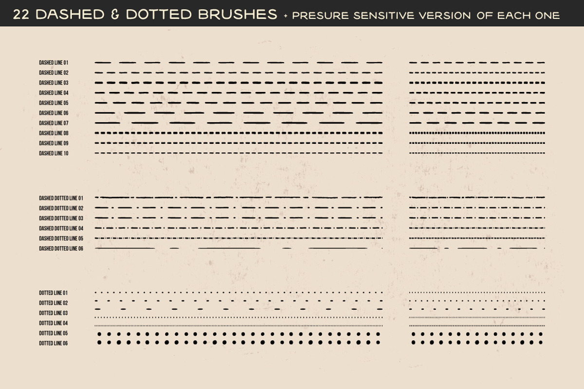 Tattoo Art Brushes for ILLUSTRATOR, a Brush Add-On by BAD TASTE (Photo 9 of 11)