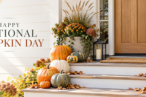 National Pumpkin Day October greetin