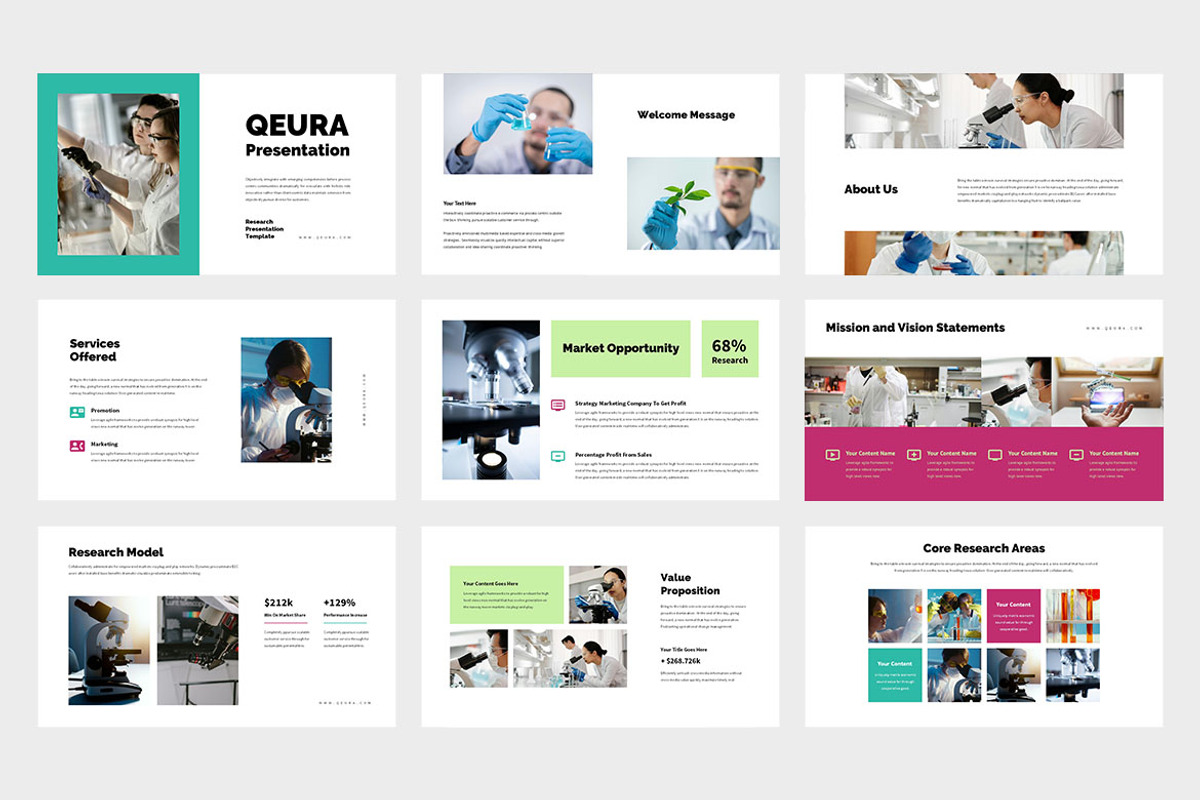 Qeura : Research Powerpoint, a Presentation Template by Punkl Camp (Photo 2 of 9)