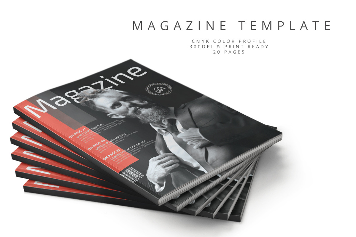 Magazine Template 64, a Magazine Template by pmvch (Photo 1 of 11)