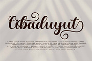 Dalegtos, a Script Font by StudioRz (Thumbnail 2 of 7)