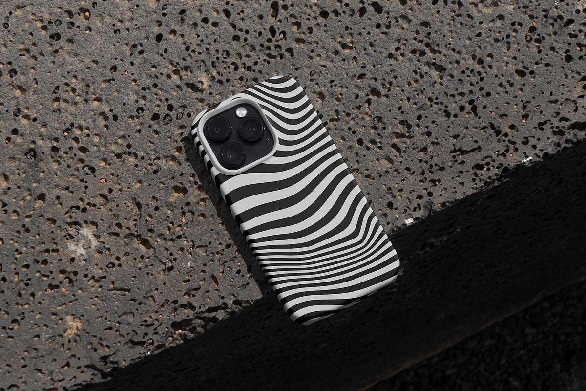 Retro Swirl Vector Patterns, a Pattern Graphic by Bitstate Design (Photo 5 of 5)