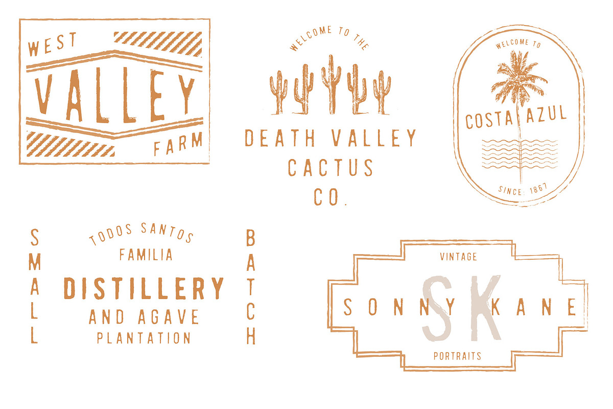 The vintage logo & font super bundle, a Branding & Logo Template by Tropical Type (Photo 2 of 16)