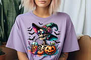 Retro Witch Skeleton and Iced Coffee, a Seasonal Illustration by Bubble Pixel (Thumbnail 5 of 8)