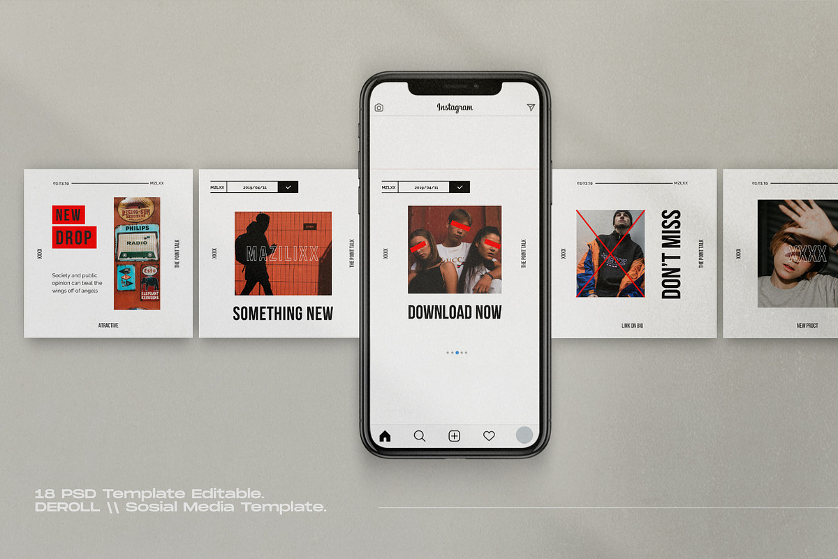 MAZILLAX - Social Media Kit Bundle, a Social Media Template by Dirtytemp Studio (Photo 3 of 14)