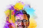 Unique Portrait Text Photo Effect, an Action Add-On by MRI STUDIO (Thumbnail 36 of 42)