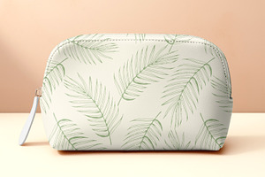 Subtle Green Palm Leaves