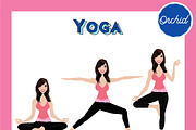 Yoga Teacher Portrait Creator, a Person Illustration by Lauren Lesley Studio (Thumbnail 27 of 43)