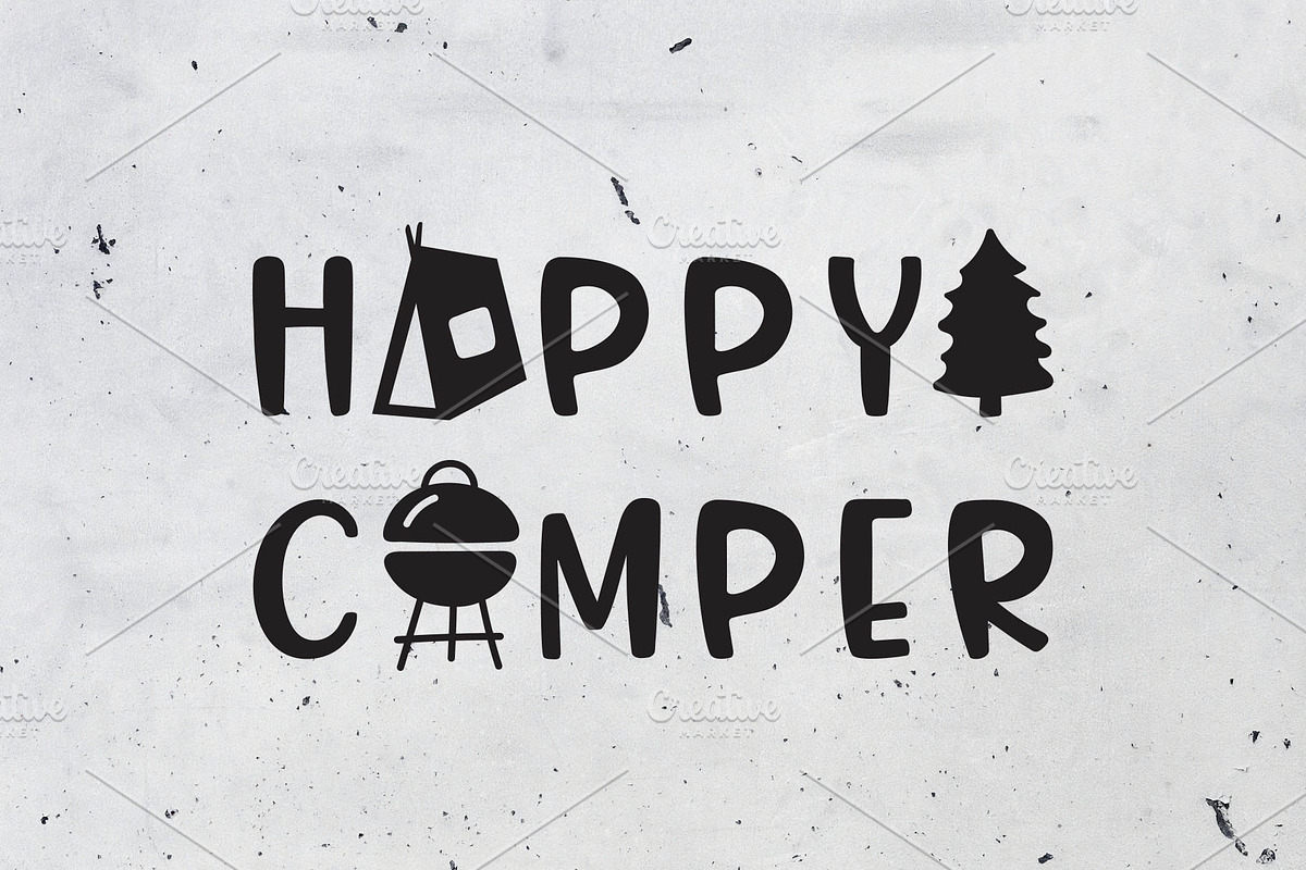 Adventure Font and Camping Pack, a Script Font by Nadezda (Photo 10 of 11)