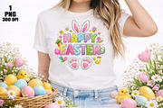 Rhinestone Happy Easter PNG, an Illustration by Daily.Designs (Thumbnail 2 of 5)