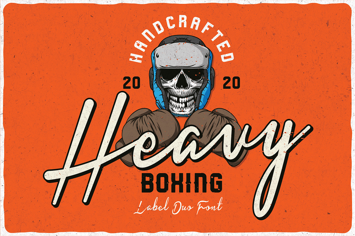 Heavy Boxing. Font Duo preview 5