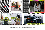 Minimal Street Youtube Branding Kit, a Social Media Template by Tangerine Nation (Thumbnail 3 of 7)