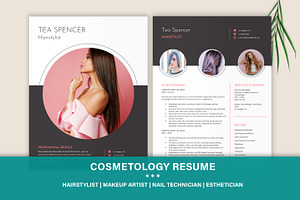 Hairstylist Resume Template