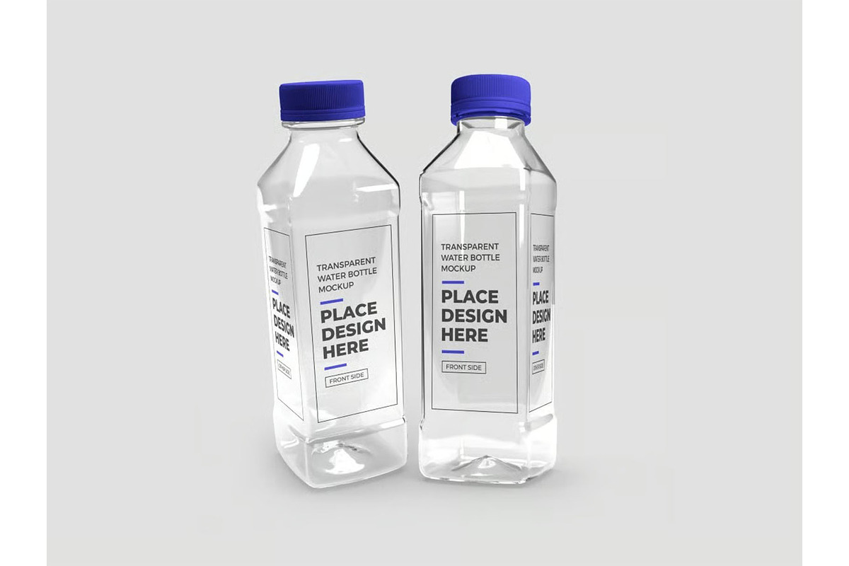 Plastic Bottle Mockup Template Set, a Household Mockup by DesignRushMarket (Photo 7 of 11)