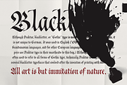 Cal Fraktur Modern font, a Blackletter Font by Posterizer KG (Thumbnail 3 of 5)