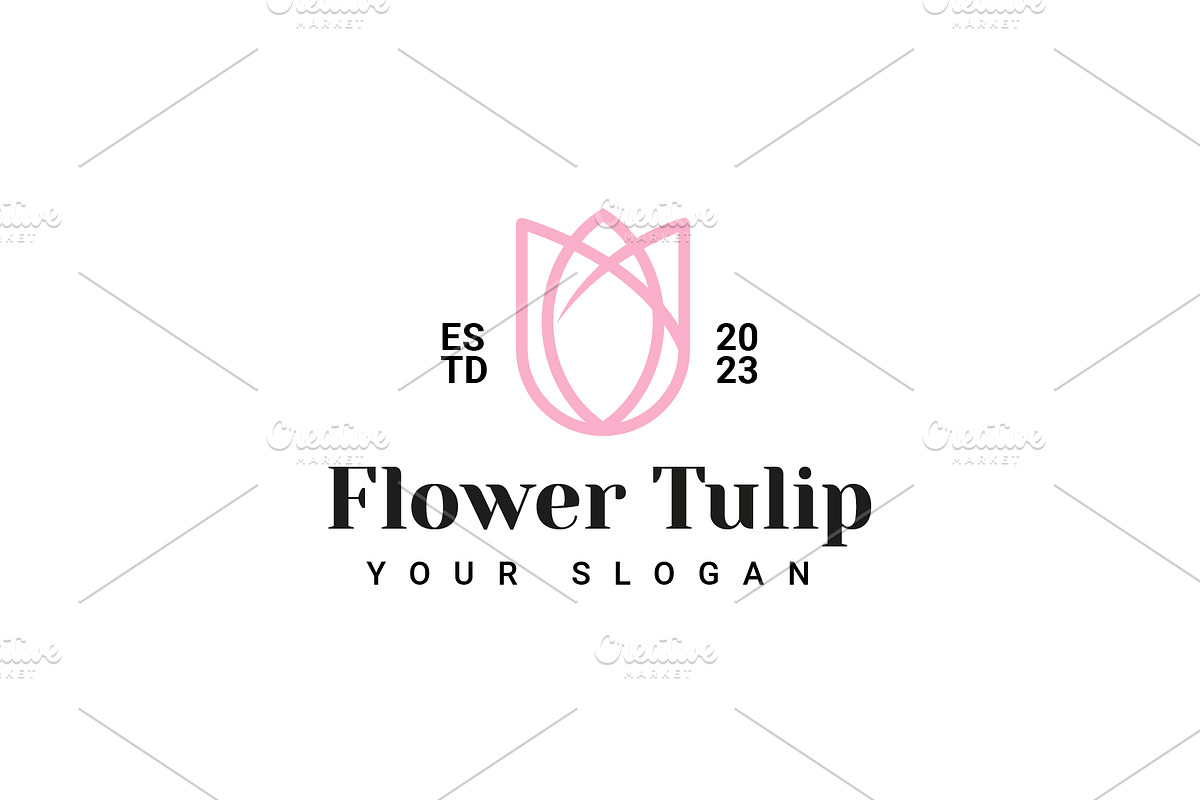 Minimalist Flower Logo Bundle, a Branding & Logo Template by Dyn Studio (Photo 4 of 6)